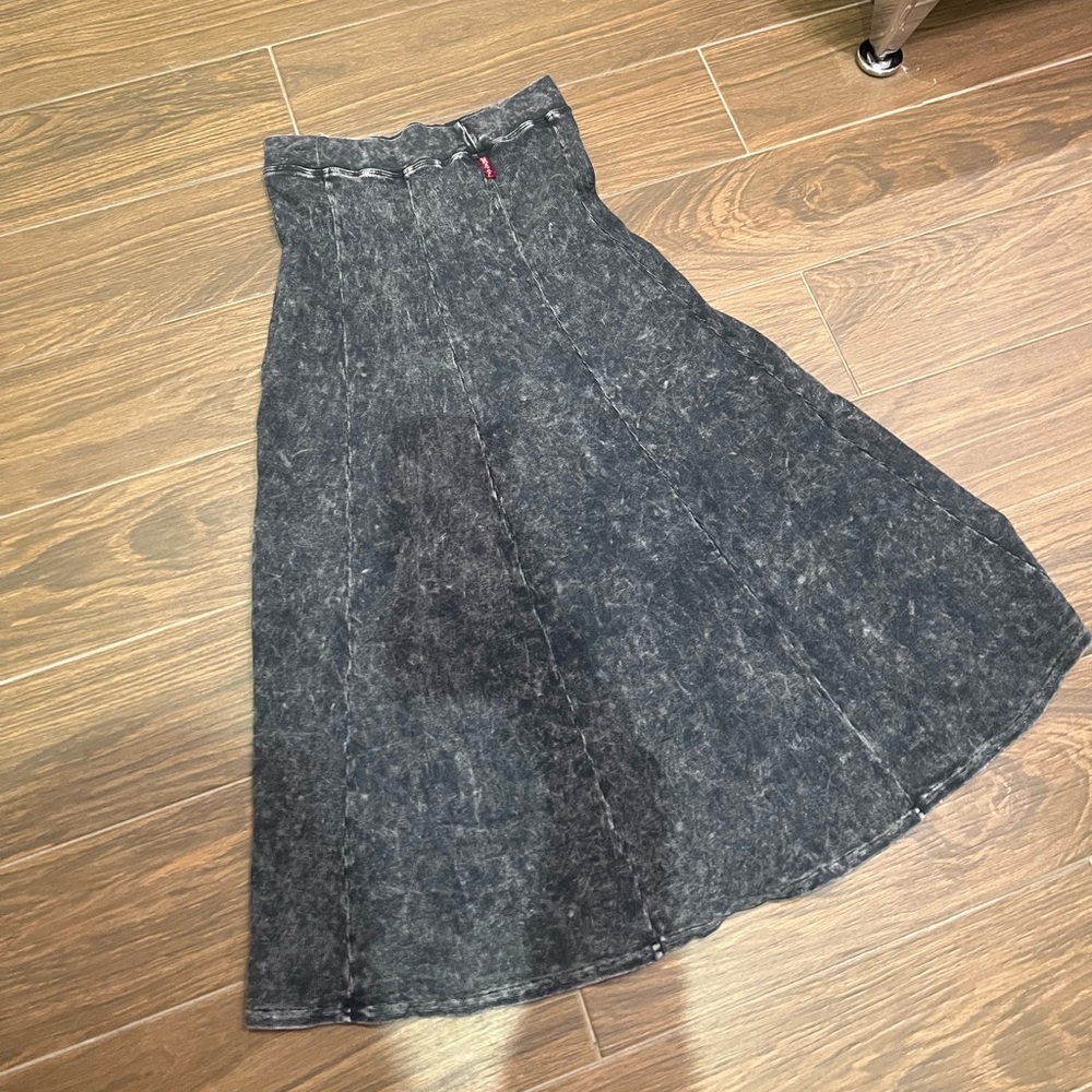 Hard Tail Dark Gray A-Line Skirt